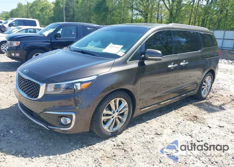 2018 Kia Sedona Sxl z USA, uszkodzony, nr VIN KNDME5C16J6366516